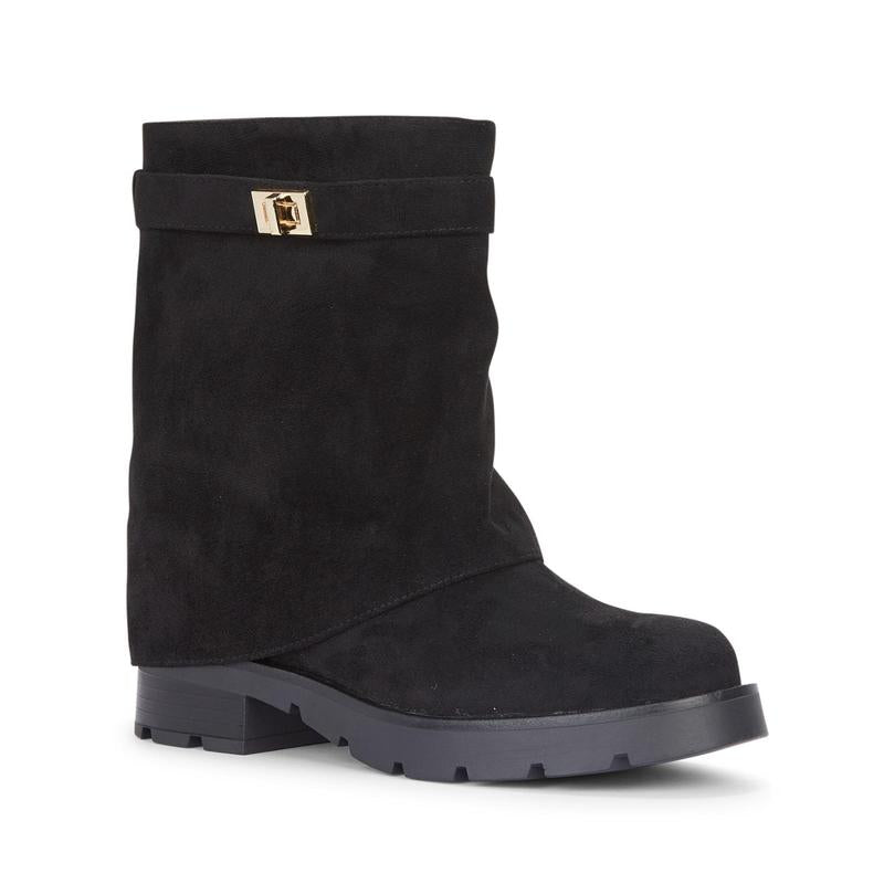 Women's Fold-Over Knee-High Shark Boots – view 5
