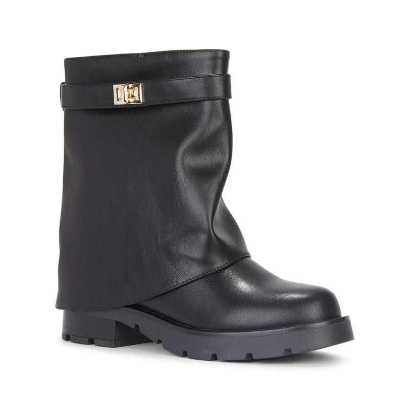 Women's Fold-Over Knee-High Shark Boots – view 4
