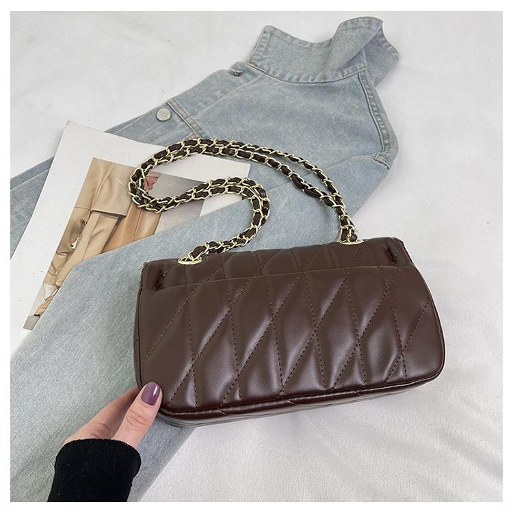 Soft Colourblock Chain Crossbody Bag – view 5