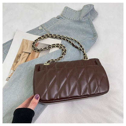 Soft Colourblock Chain Crossbody Bag – view 5