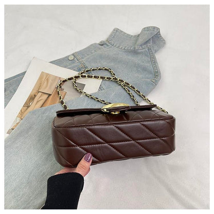 Soft Colourblock Chain Crossbody Bag – view 4
