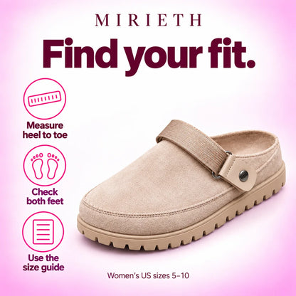 Women's US sizes 5–10: measure heel to toe, check both feet and use the size guide