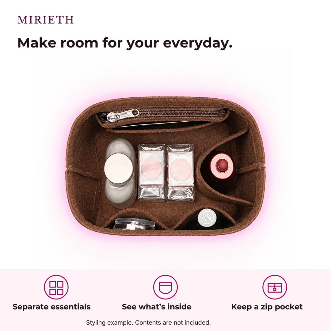 Mirieth everyday bag organisation; styling contents not included